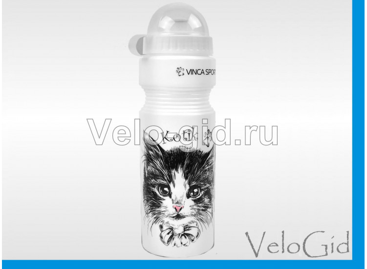 Бутылка для велосипеда Vinca Kotik 750 мл